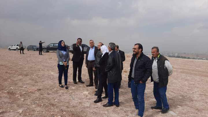 جولة تفقدية لموقع سوق الحلال الجديد في الرصيفة