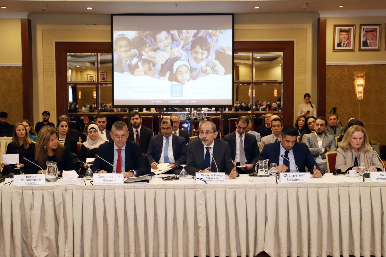 وزير الخارجية يؤكد ضرورة استمرار المجتمع الدولي بتقديم الدعم المالي للأونروا