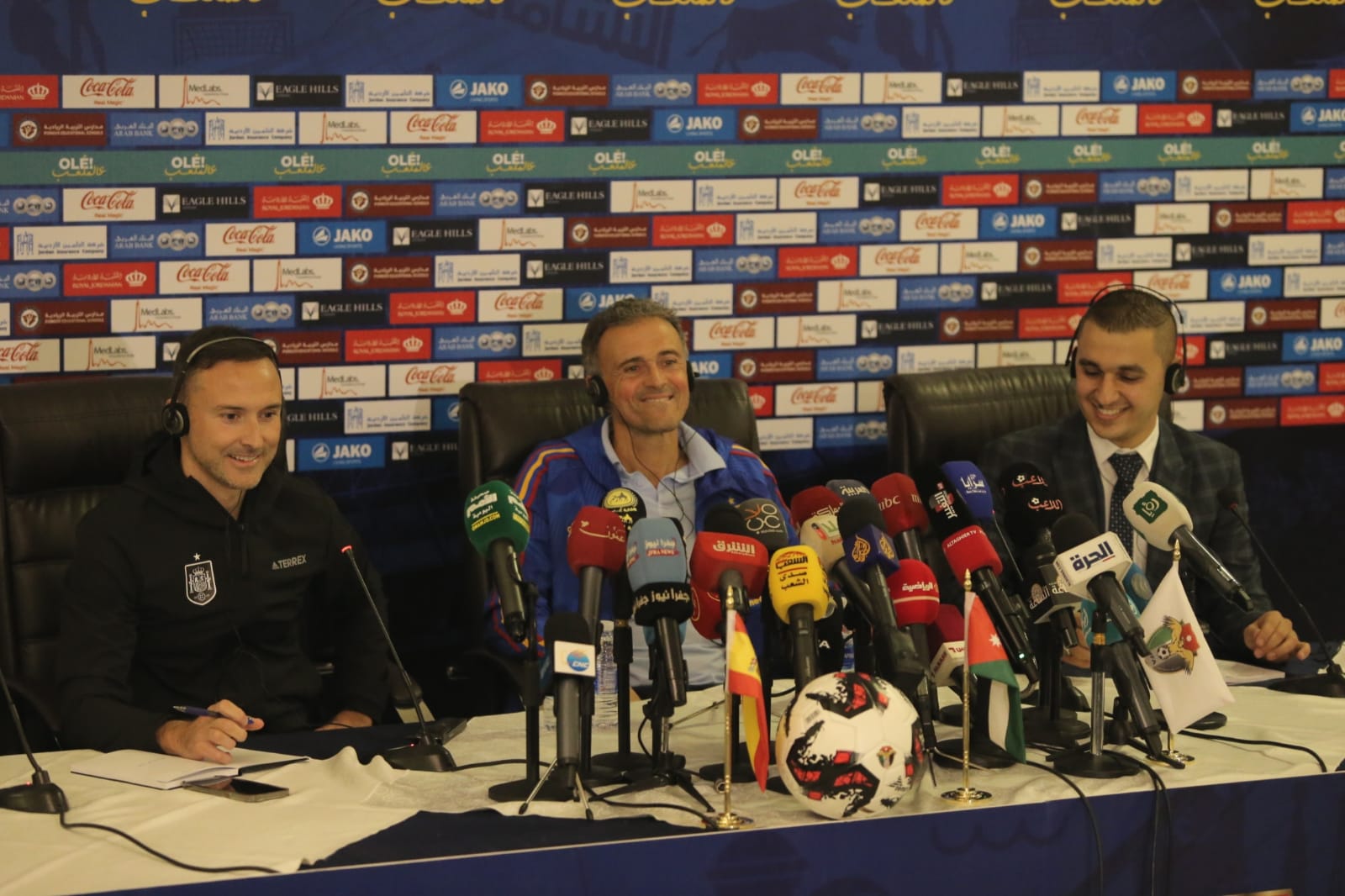 مدرب منتخب اسبانيا: نتوقع مباراة قوية مع المنتخب الأردني