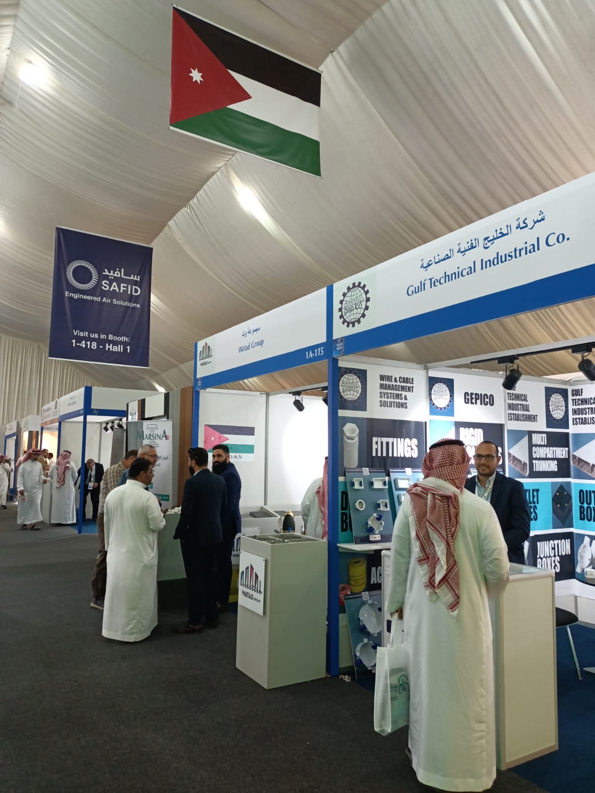 مشاركة اردنية في معرض البناء السعودي 2022