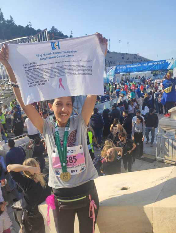 جوليا حداد.. من مريضة سرطان إلى عداءة ماراثون