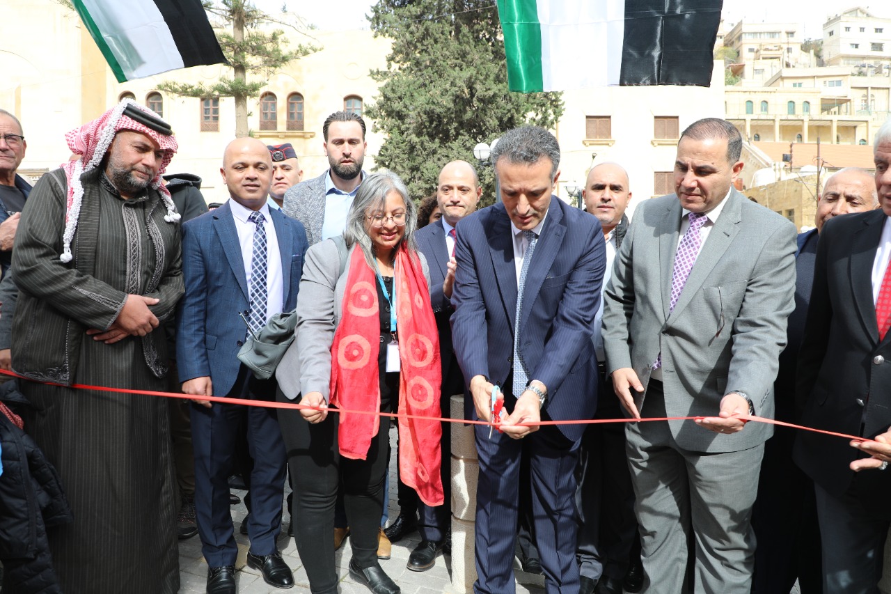 السياحة تفتتح مشروع أكشاك الوسط التجاري لمدينة السلط