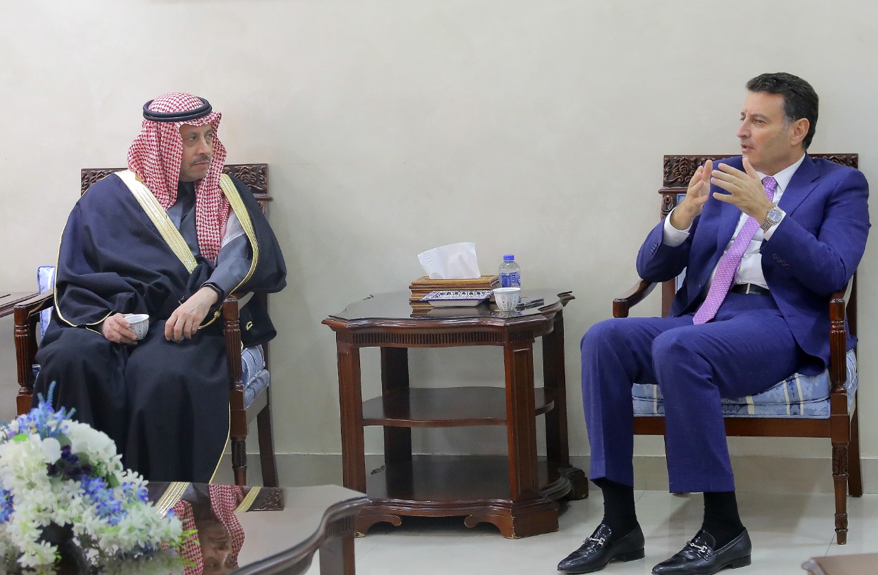 رئيس مجلس النواب والسفير السعودي يبحثان التعاون المشترك