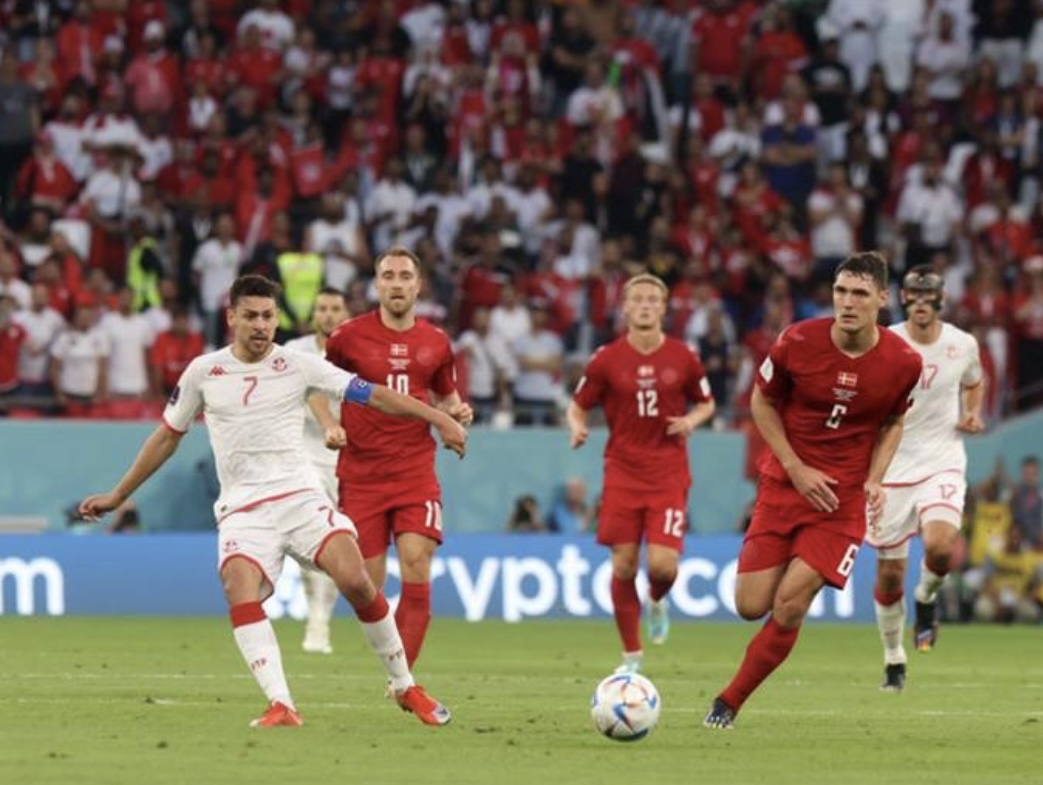 المنتخب التونسي يحصل على نقطه بتعادله مع الدنمارك