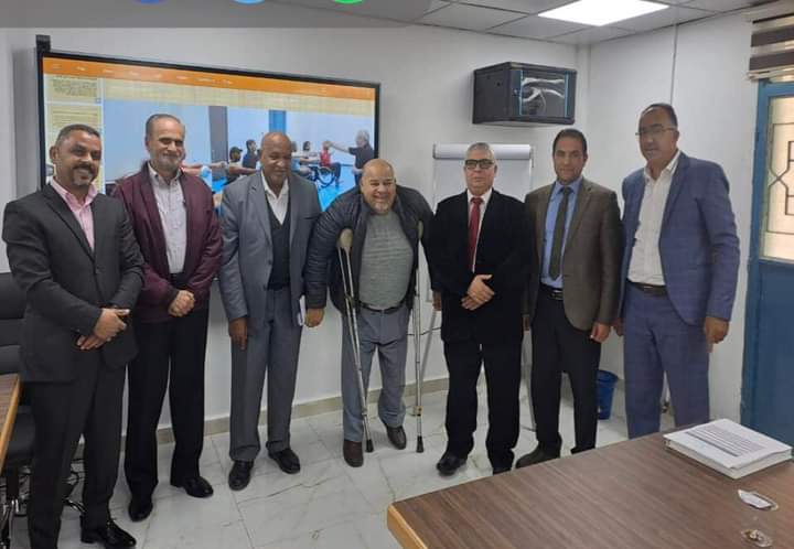 بحث استحداث ملاعب لذوي الإعاقة في جامعة آل البيت