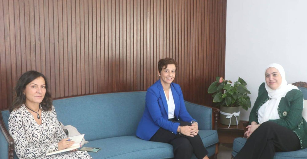 وزيرة التنمية الاجتماعية تبحث وسفيرة الاتحاد الأوروبي التعاون المشترك
