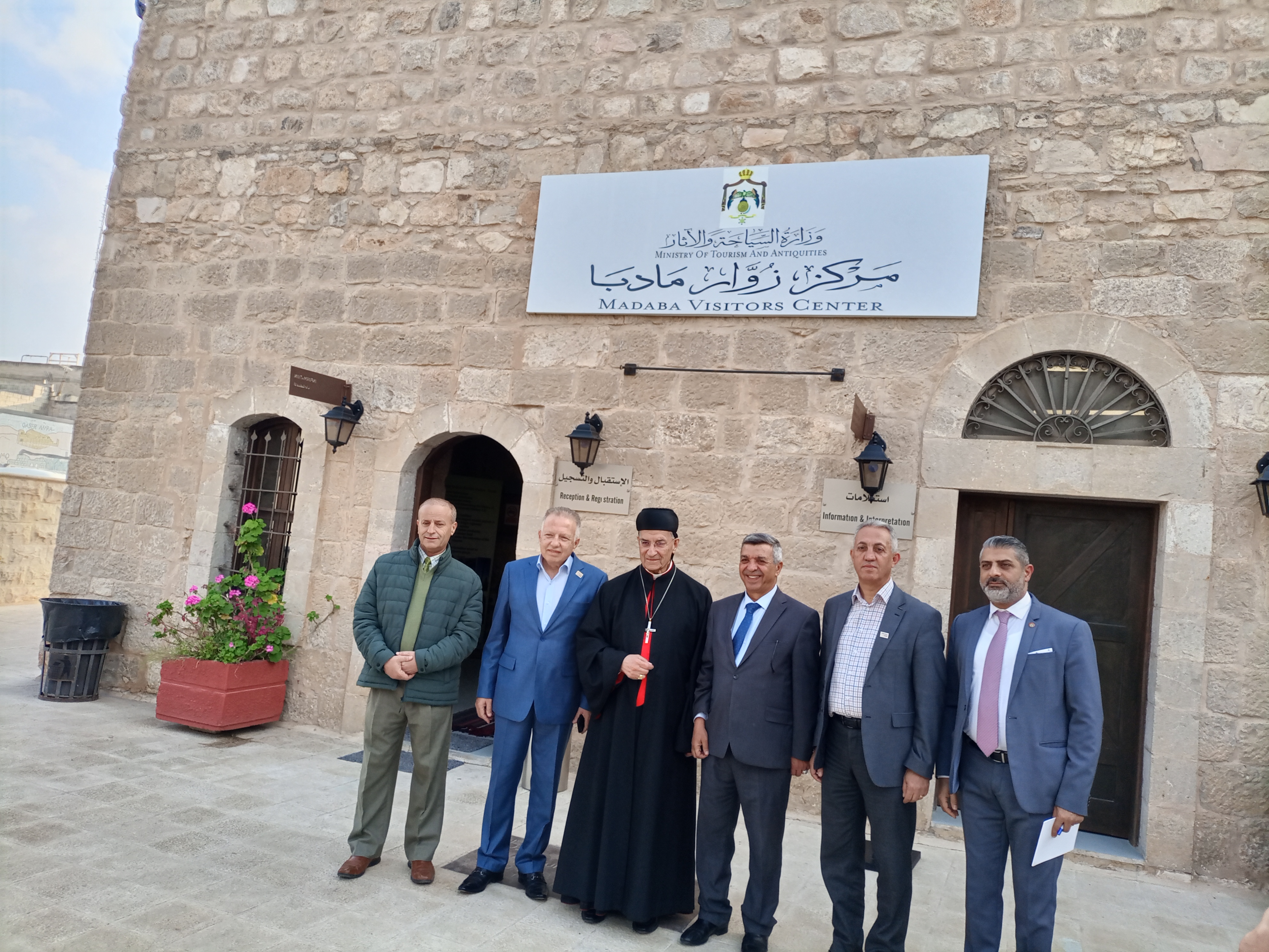 البطريرك الماروني الكاردينال بشارة الراعي يزور مأدبا