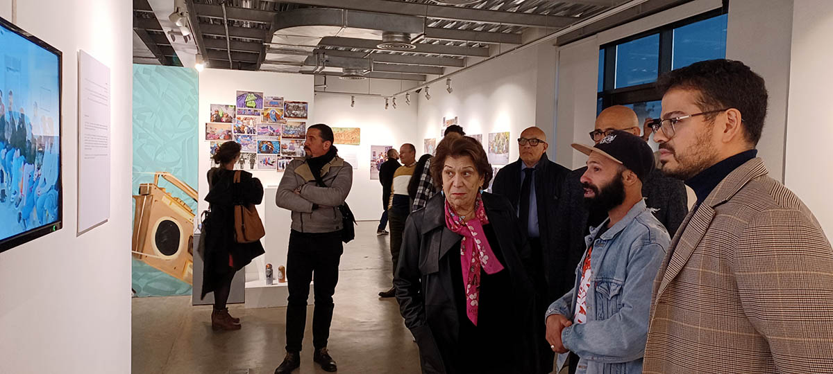 افتتاح معرض حركة زجل في المتحف الوطني الأردني للفنون الجميلة