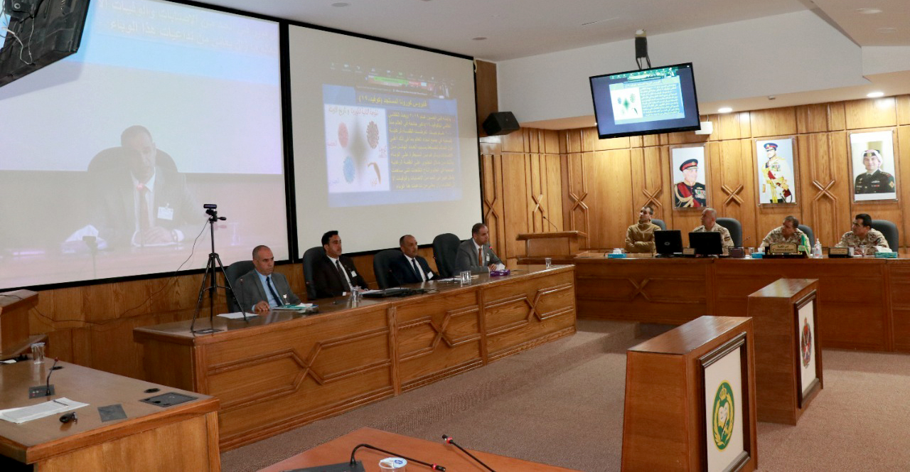 كلية الدفاع الوطني تشارك بندوة لأكاديمية ناصر العسكرية