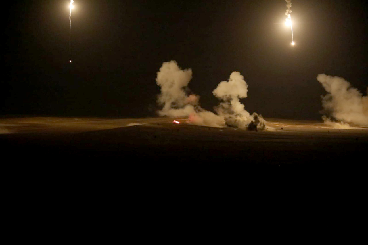 المنطقة العسكرية الشمالية تنفذ تمريناً تعبوياً ليلياً بعنوان النجم الثاقب