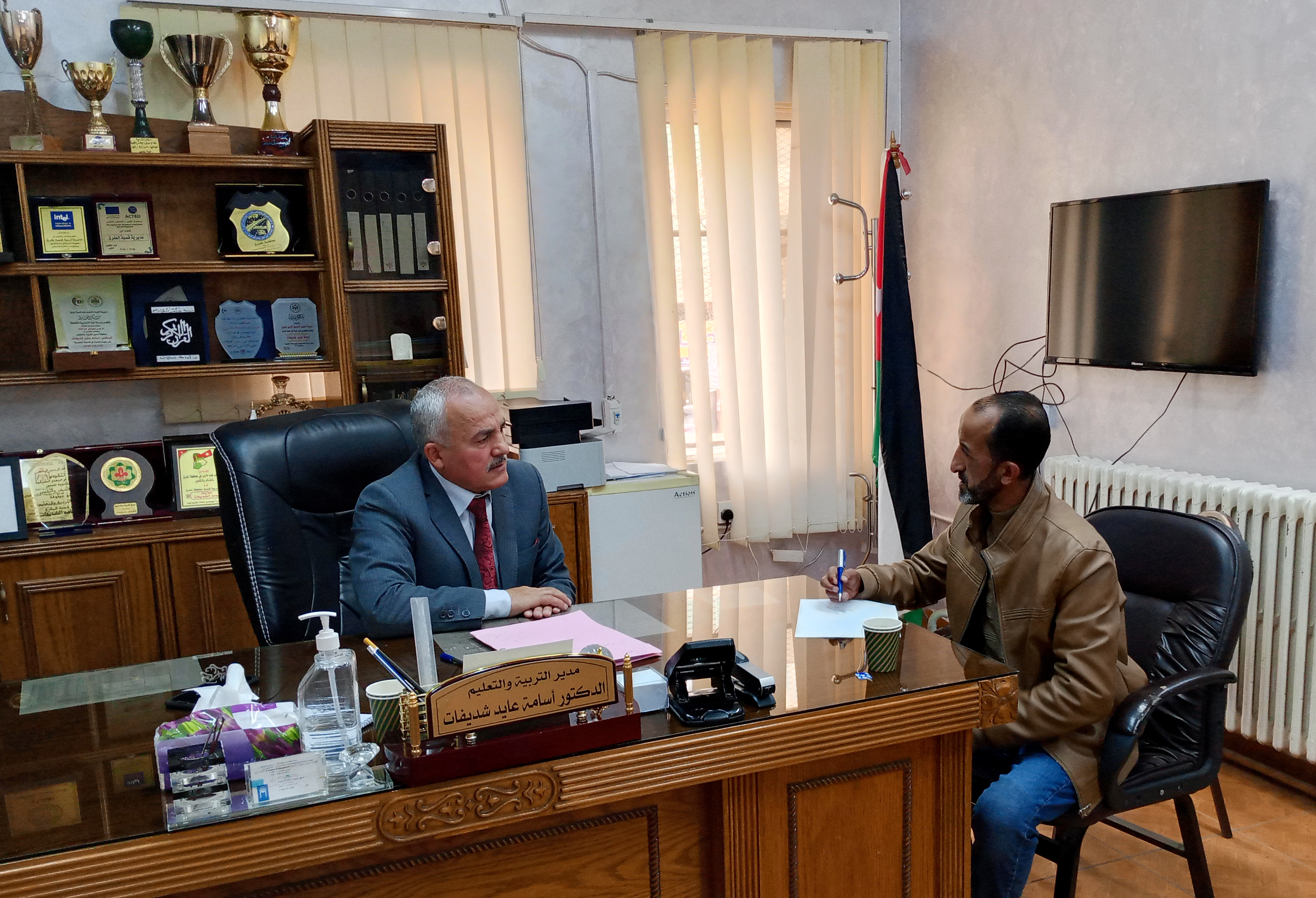 تجهيز 11مركز امتحان لتكميلية التوجيهي في قصبة المفرق