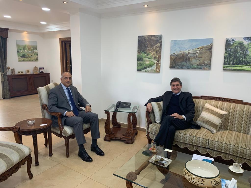 وزير البيئة يلتقي السفير الألماني لدى المملكة