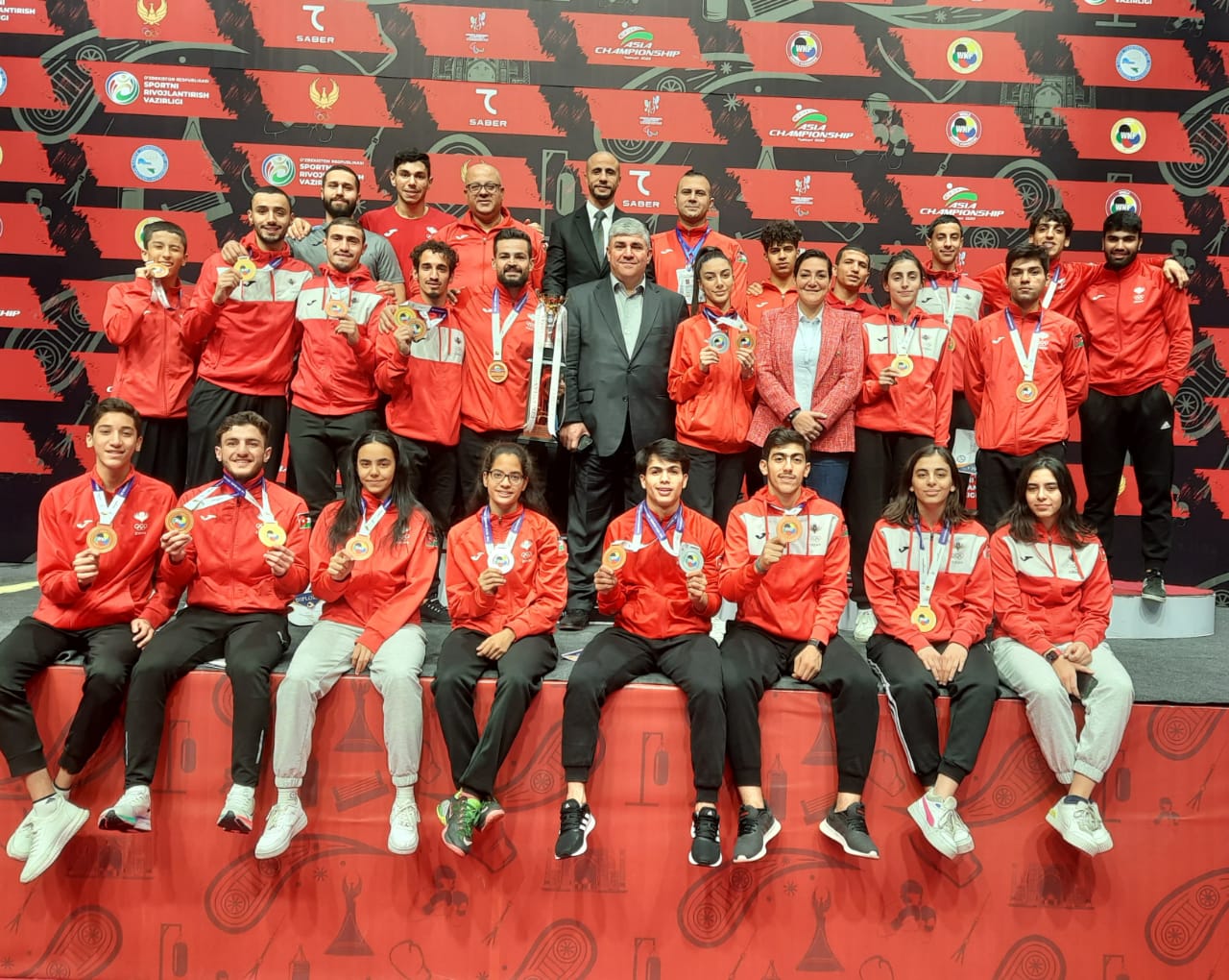 الأردن يحصد 16 ميدالية في البطولة الآسيوية للكراتيه