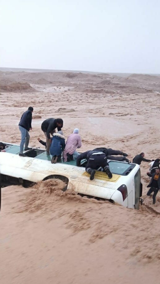 3 إصابات بسبب السيول في معان