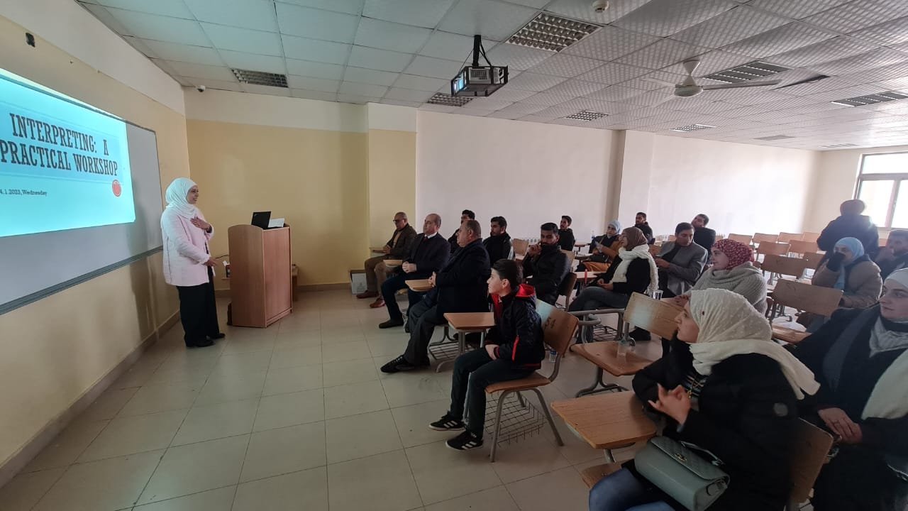 ورشة حول الترجمة الفورية بجامعة جدارا