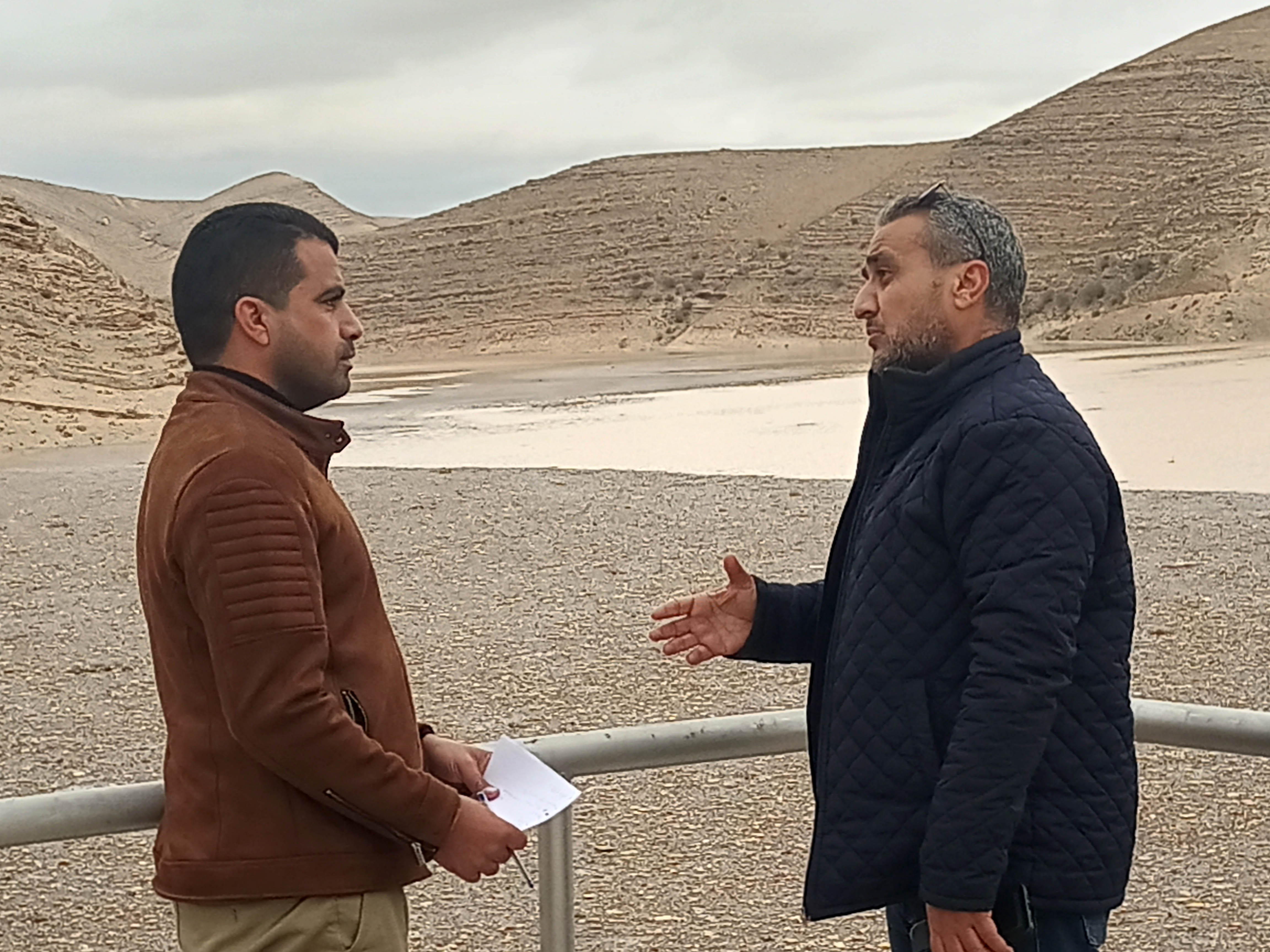 الهطول المطري في لواء الجيزة يبشر بموسم زراعي جيد