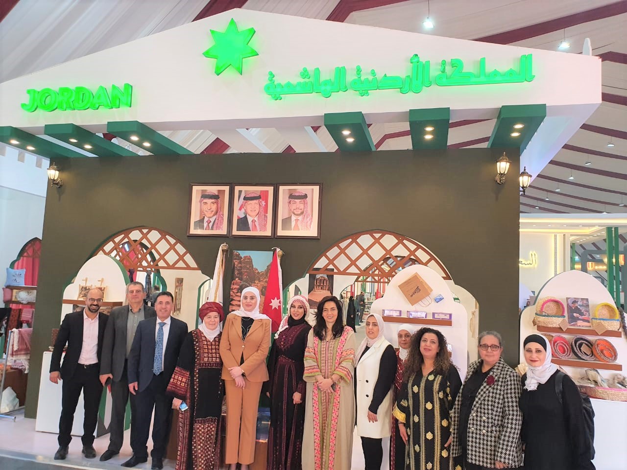 بني مصطفى تشارك في أعمال معرض البيت العربي للأسر المنتجة في القاهرة