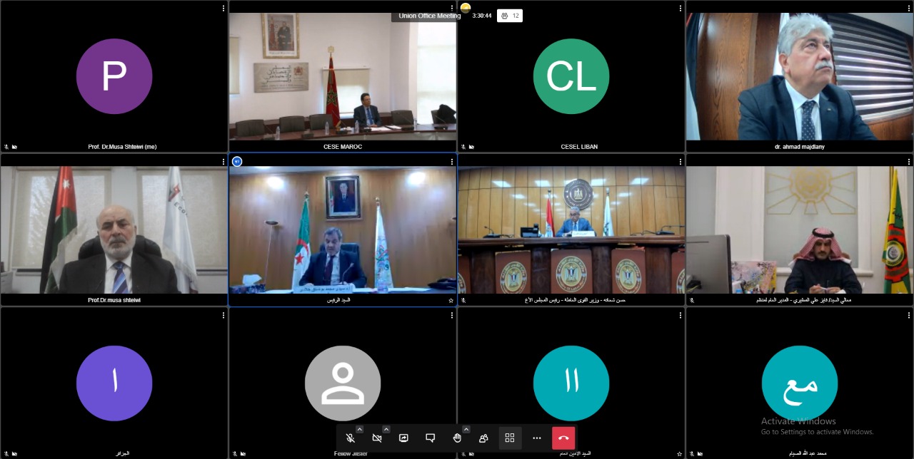 اجتماع عربي يبحث موضوعات الأمن المائي والطاقي والغذائي
