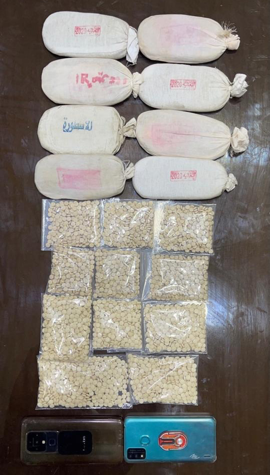 إحباط عمليات لتهريب المخدرات والقبض على 9 متورطين