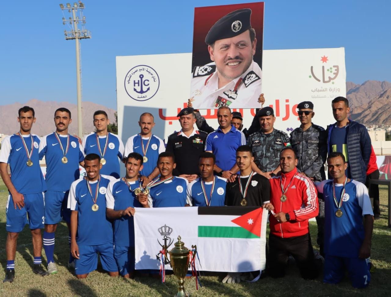 وزير الشباب يرعى المباراة الختامية لبطولة ميلاد القائد الكروية بالعقبة
