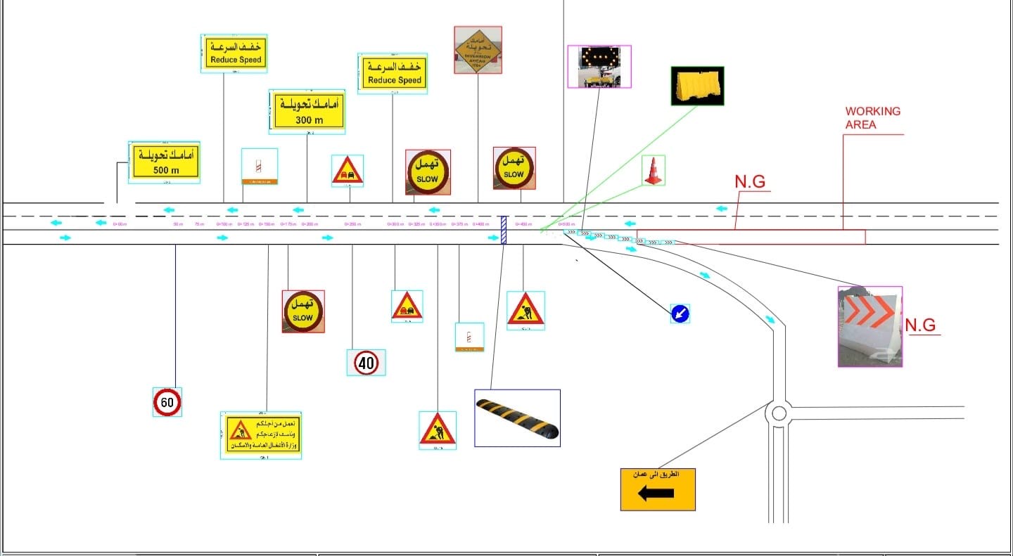 استبدال فواصل التمدد للجسر الواقع بالقرب من مستشفى السلط الجديد اليوم