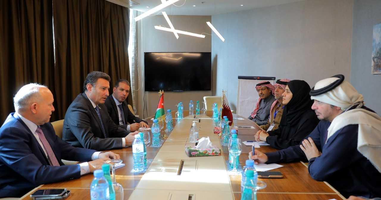 رئيس مجلس النواب ونائب رئيس الشورى القطري يؤكدان أهمية الوصاية الهاشمية على مقدسات القدس