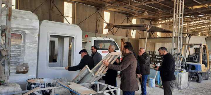 بلدية الرصيفة تطلع على الواقع الصناعي في اللواء