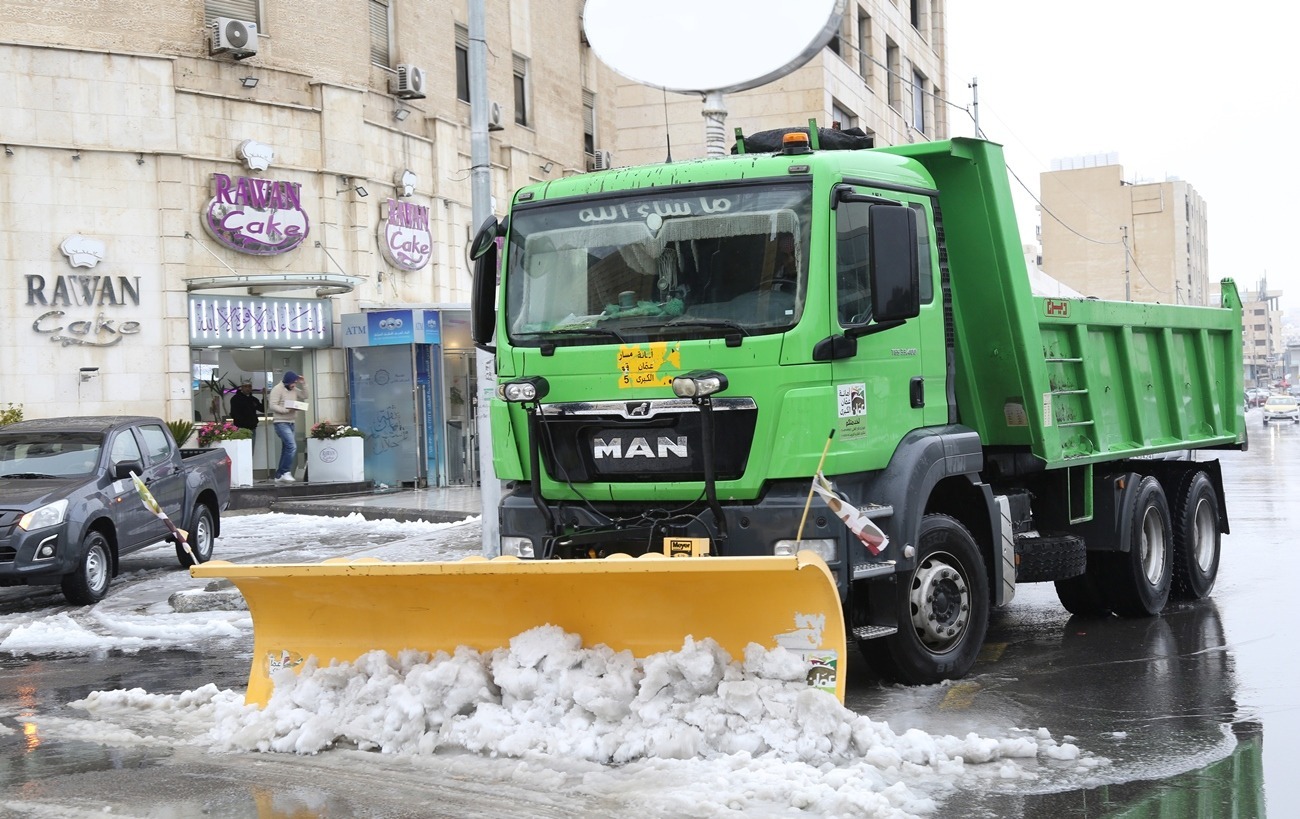 أمانة عمان: تعاملنا مع 800 ملاحظة خلال المنخفض الحالي