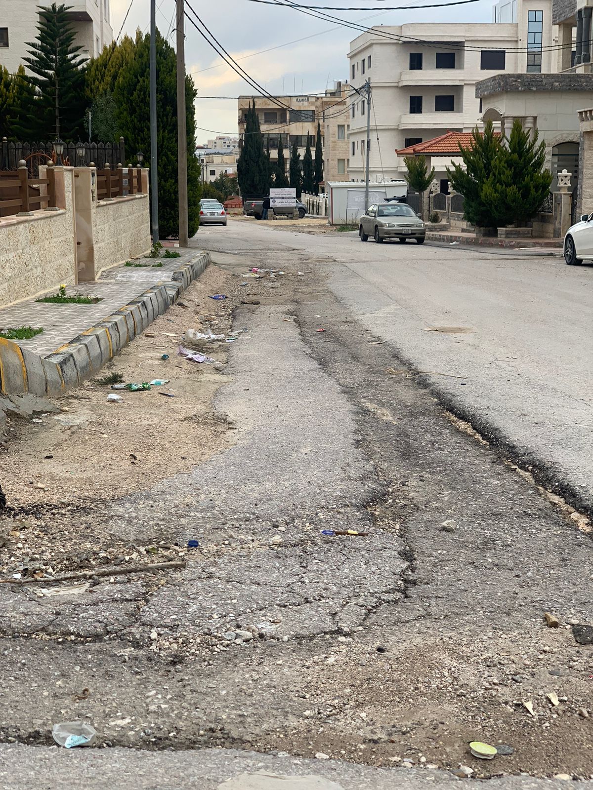 إربد: هطولات الأمطار تكشف عيوب البنية التحتية