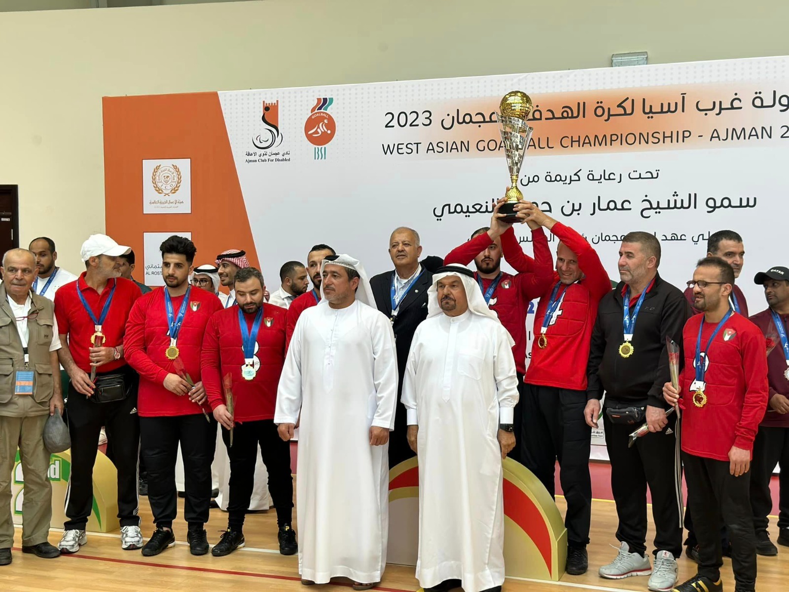 المنتخب البارالمبي يفوز ببطولة غرب آسيا لكرة الهدف