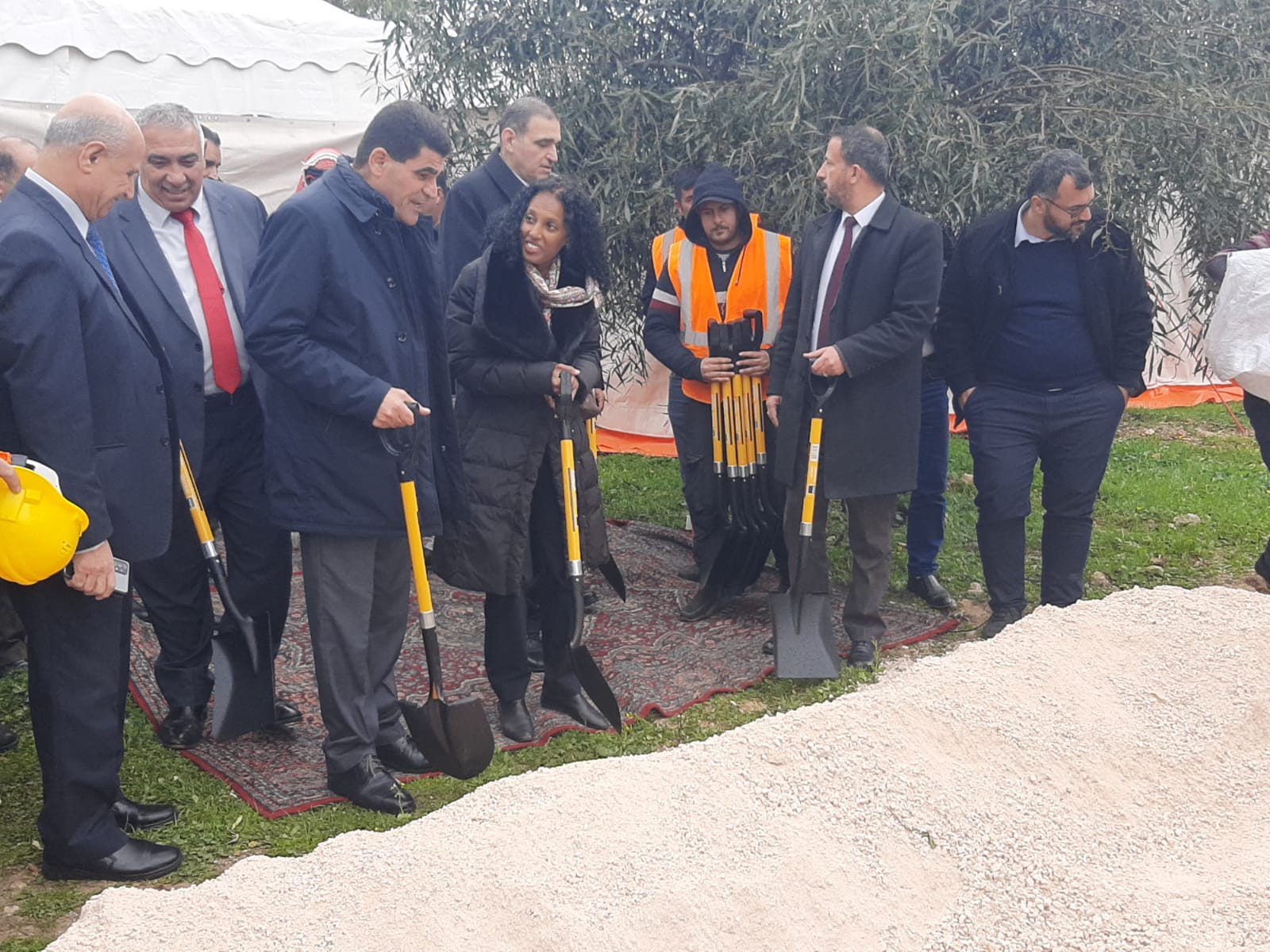 وضع حجر الأساس لمشروع سوق عجلون الريفي والسياحي