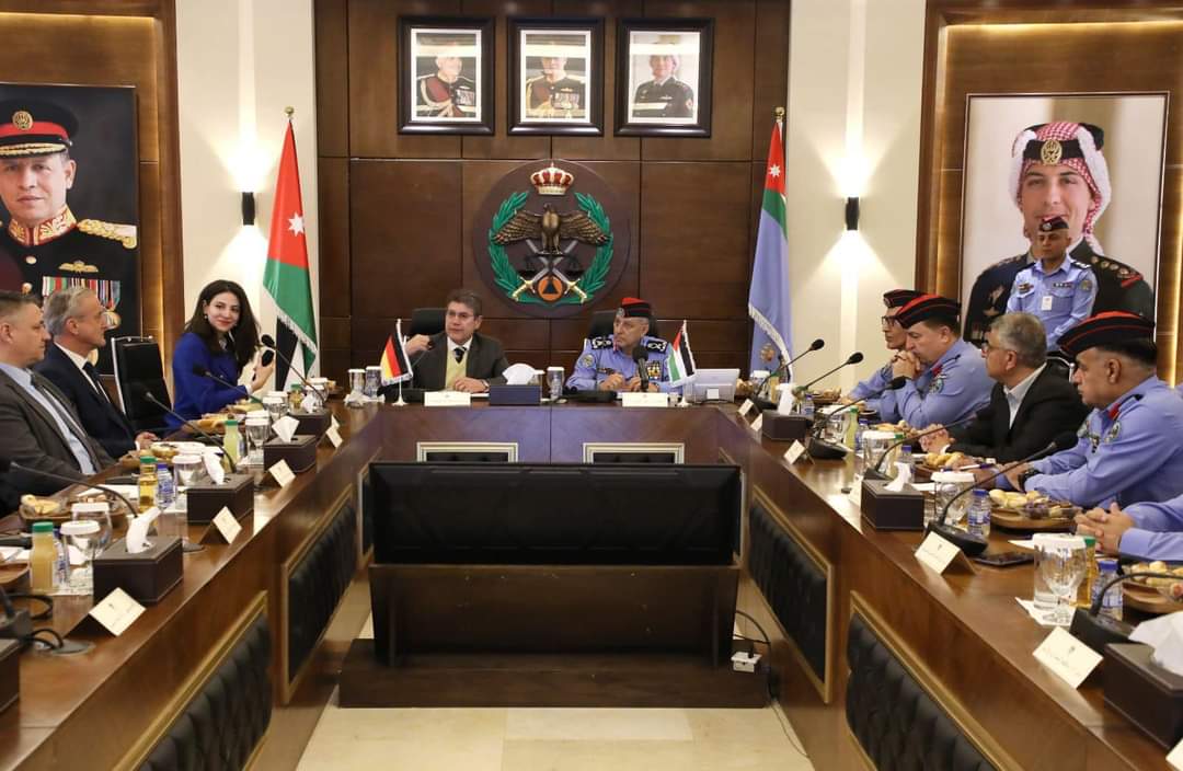 مدير الأمن العام يبحث مع السفير الألماني التعاون الشرطي
