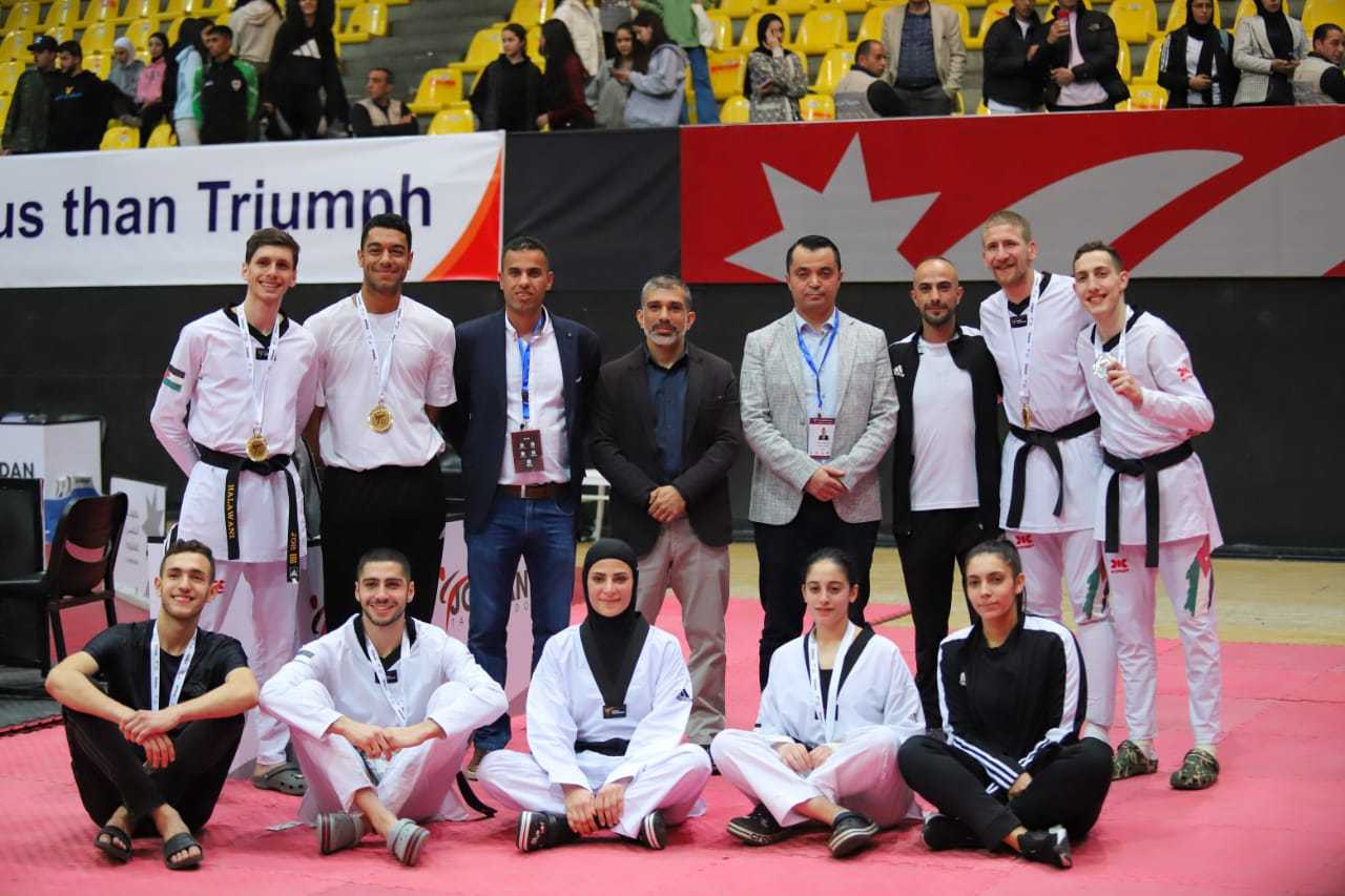 6 ميداليات ذهبية للأردن في ختام بطولة الحسن للتايكوندو