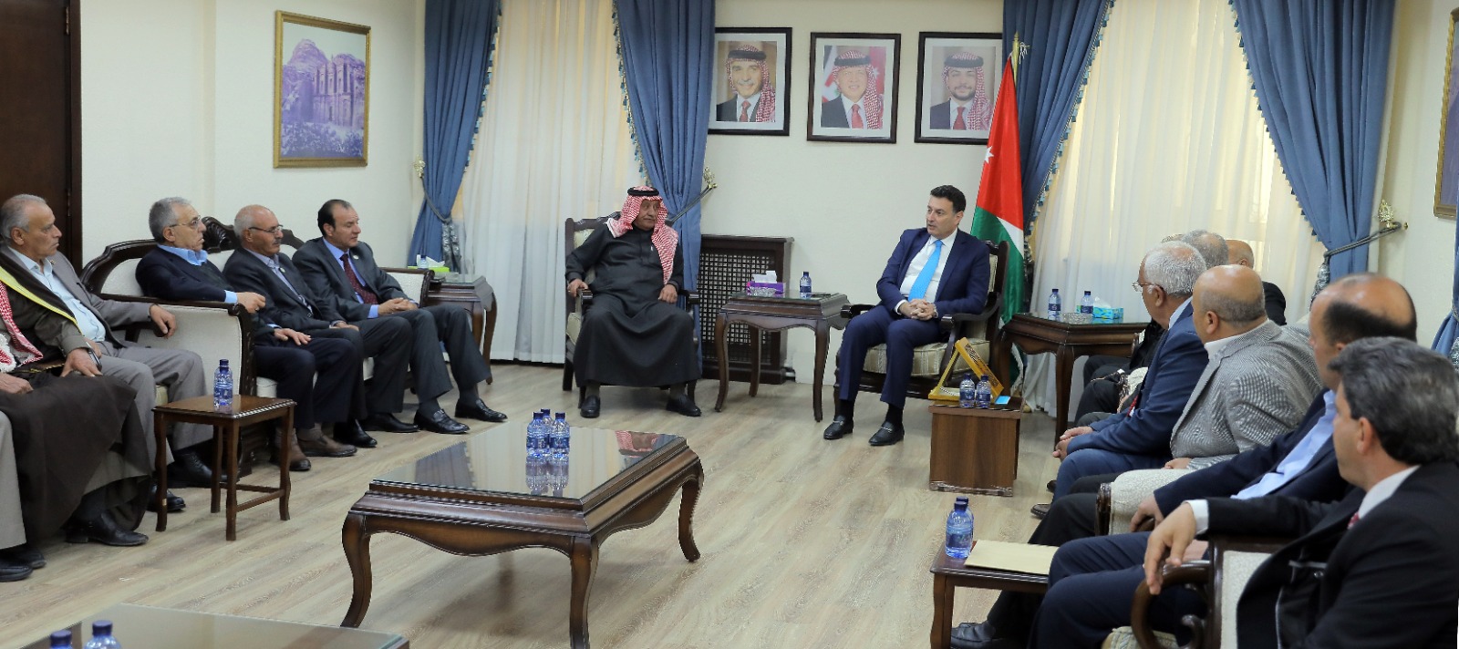 رئيس مجلس النواب يلتقي رئيس وأعضاء مجلس إعمار الطفيلة