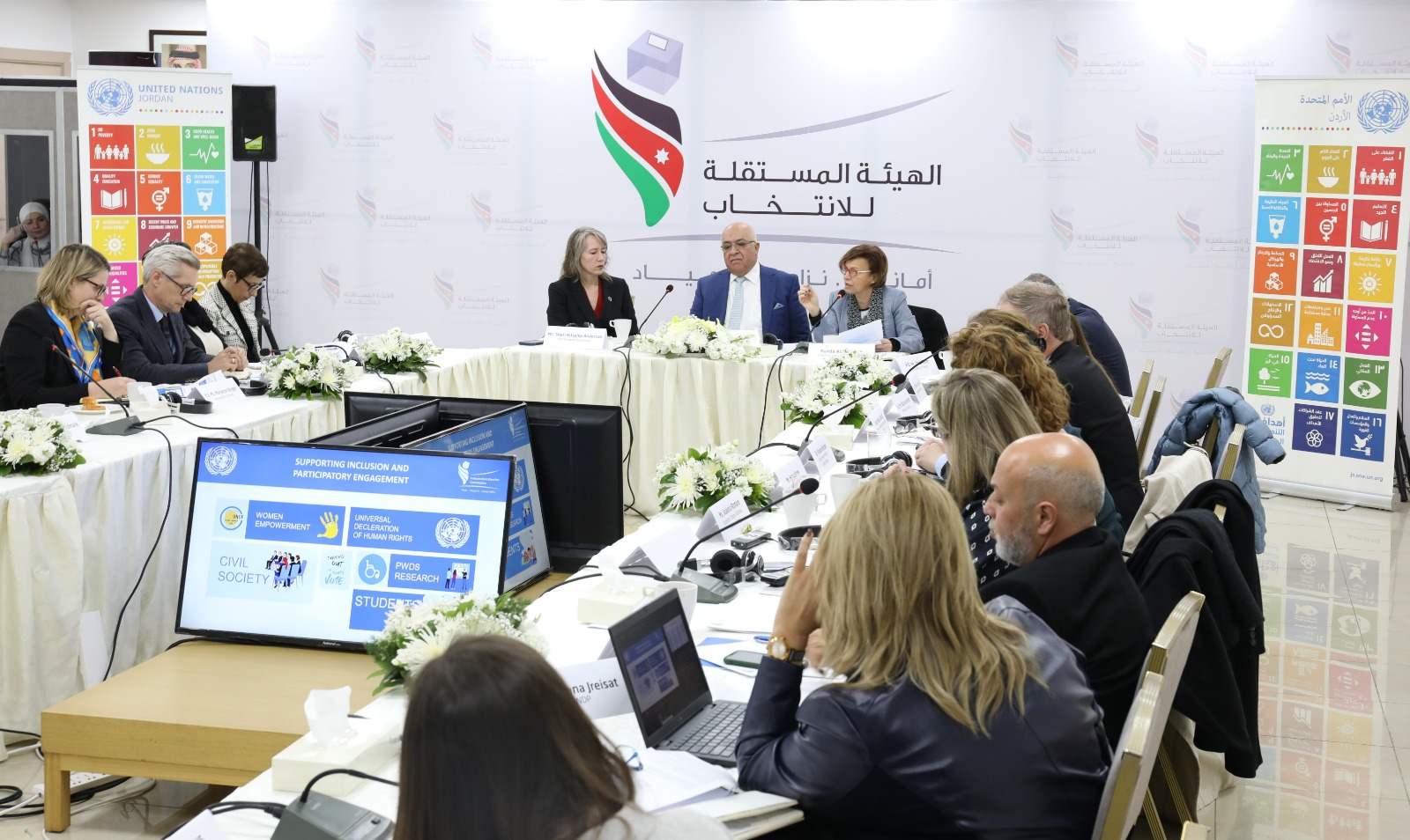 المعايطة يلتقي ممثلي الجهات الدولية المانحة