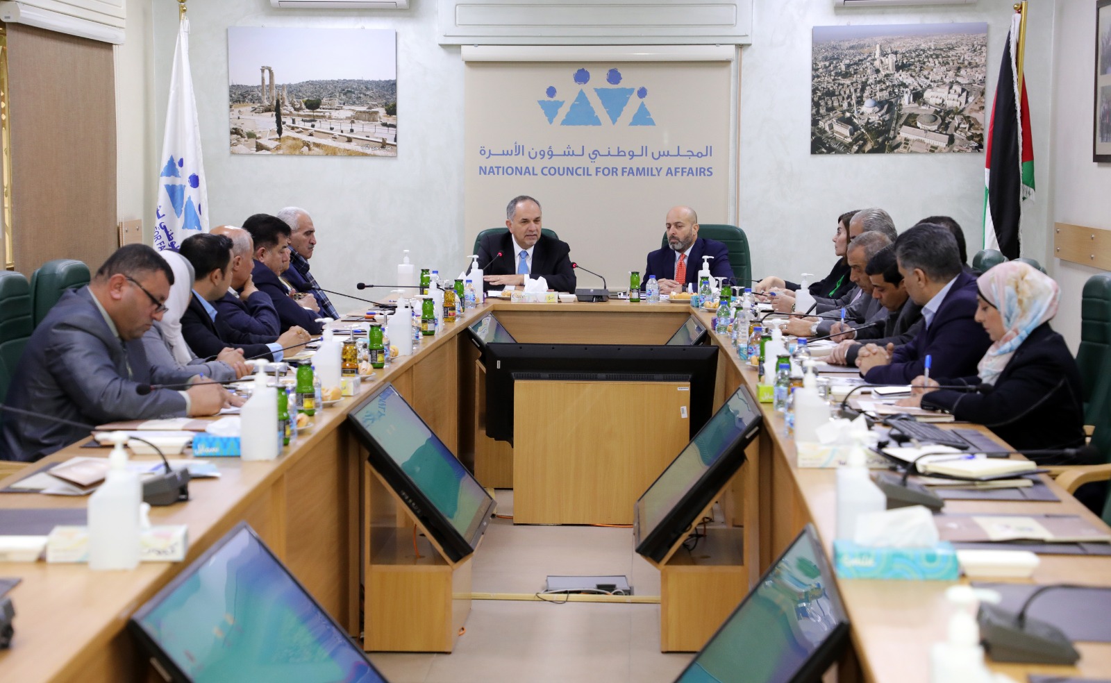 حريات الأعيان تزور المجلس الوطني لشؤون الأسرة