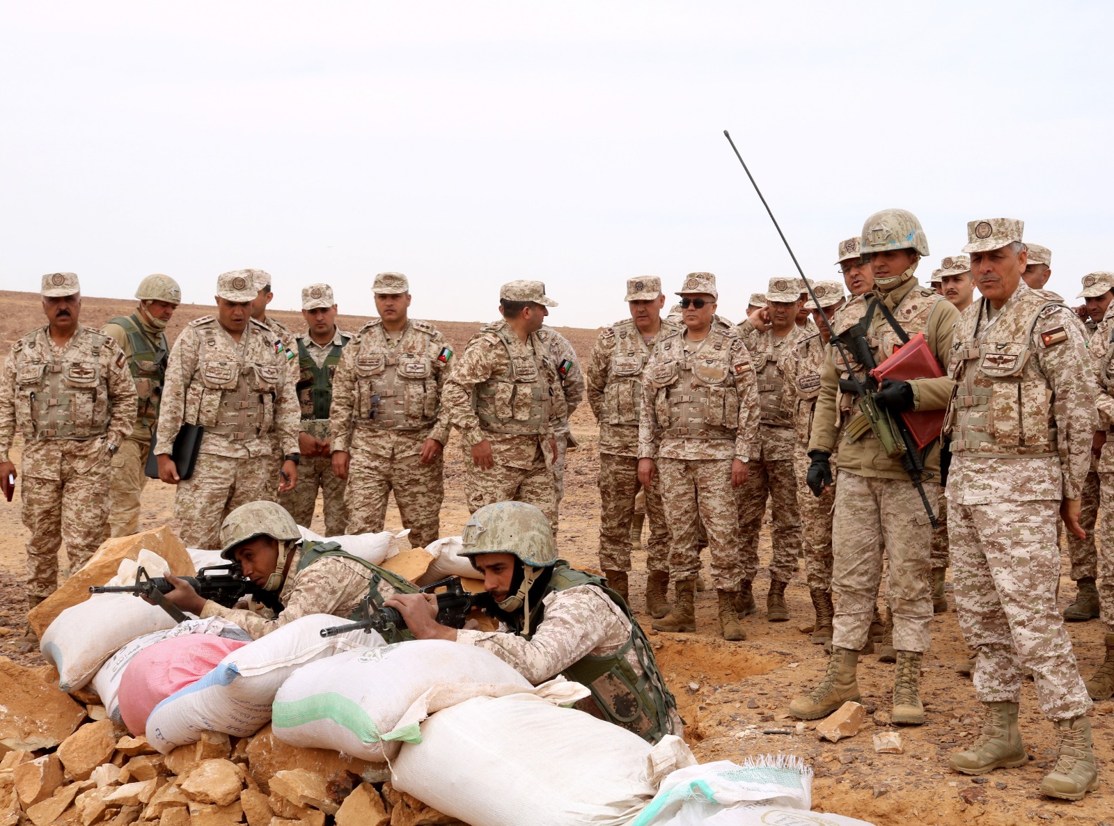 نائب رئيس هيئة الأركان يتابع تمرين "سيف الحق"