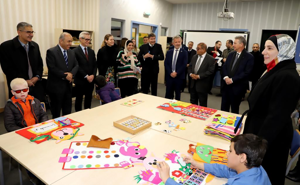 وزير التربية يثمن دعم الجهات المانحة لضمان تعليم الأطفال اللاجئين