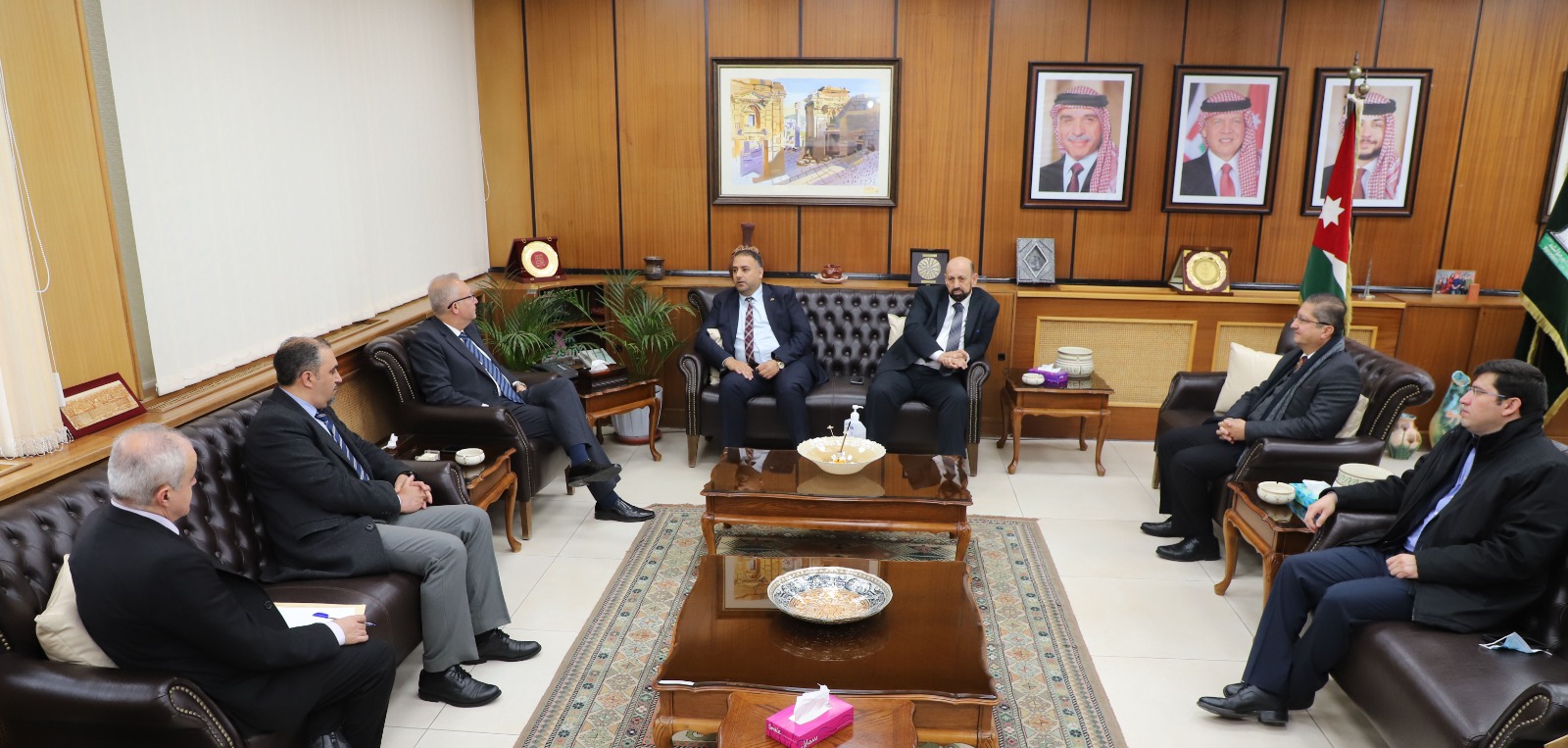 بحث التعاون بين اليرموك ومؤسسة التدريب المهني