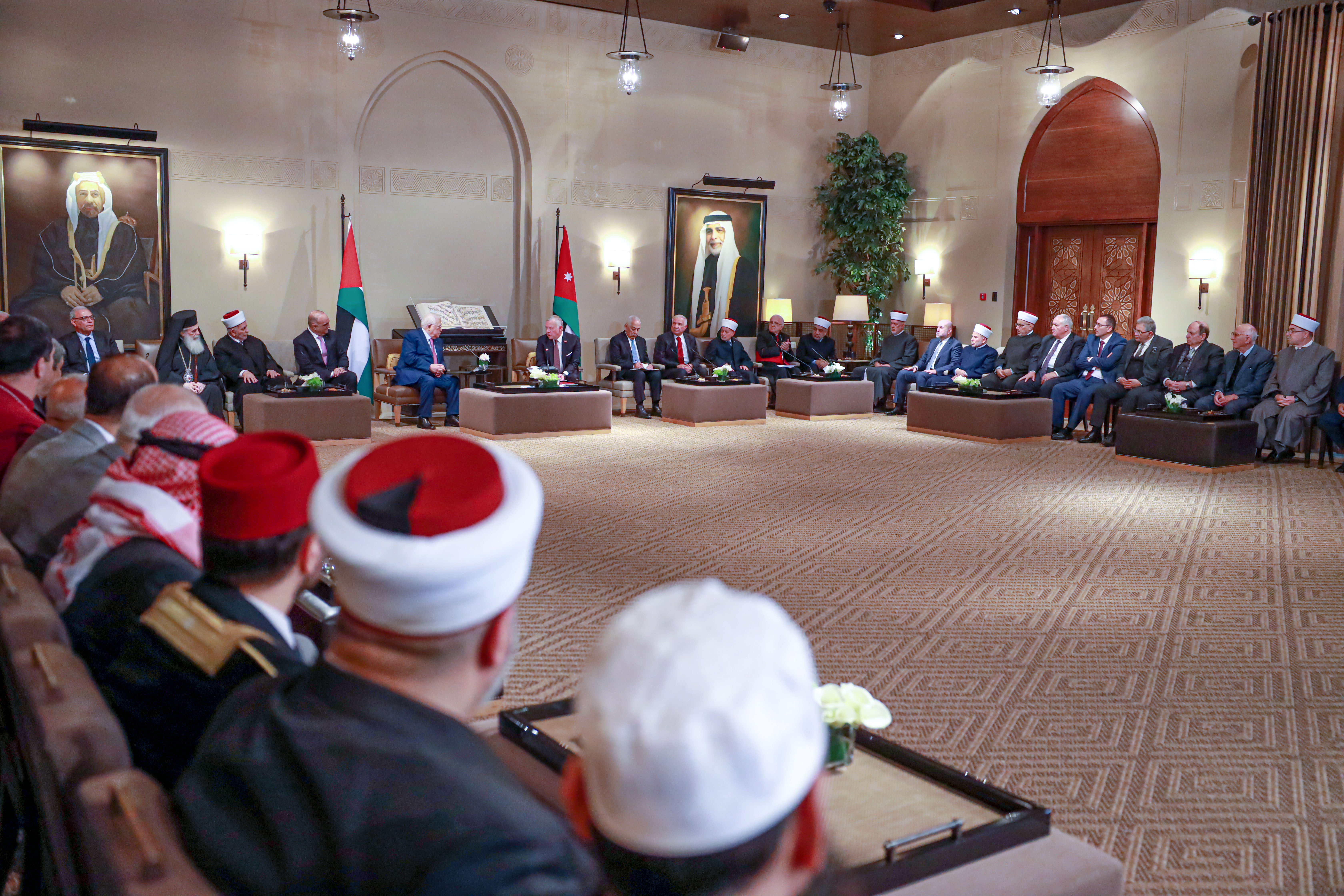 الملك لشخصيات مقدسية: نحن معكم للأبد وستنتصرون على كل التحديات التي أمامكم