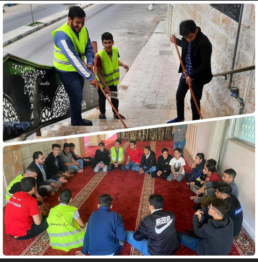 أعمال تطوعية تنفذها مراكز شبابية في عجلون
