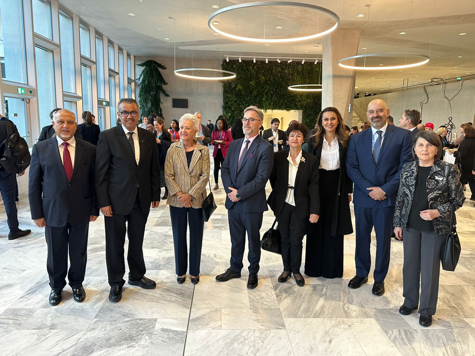 الأميرة منى تشارك في المنتدى العالمي الخامس للموارد البشرية الصحية