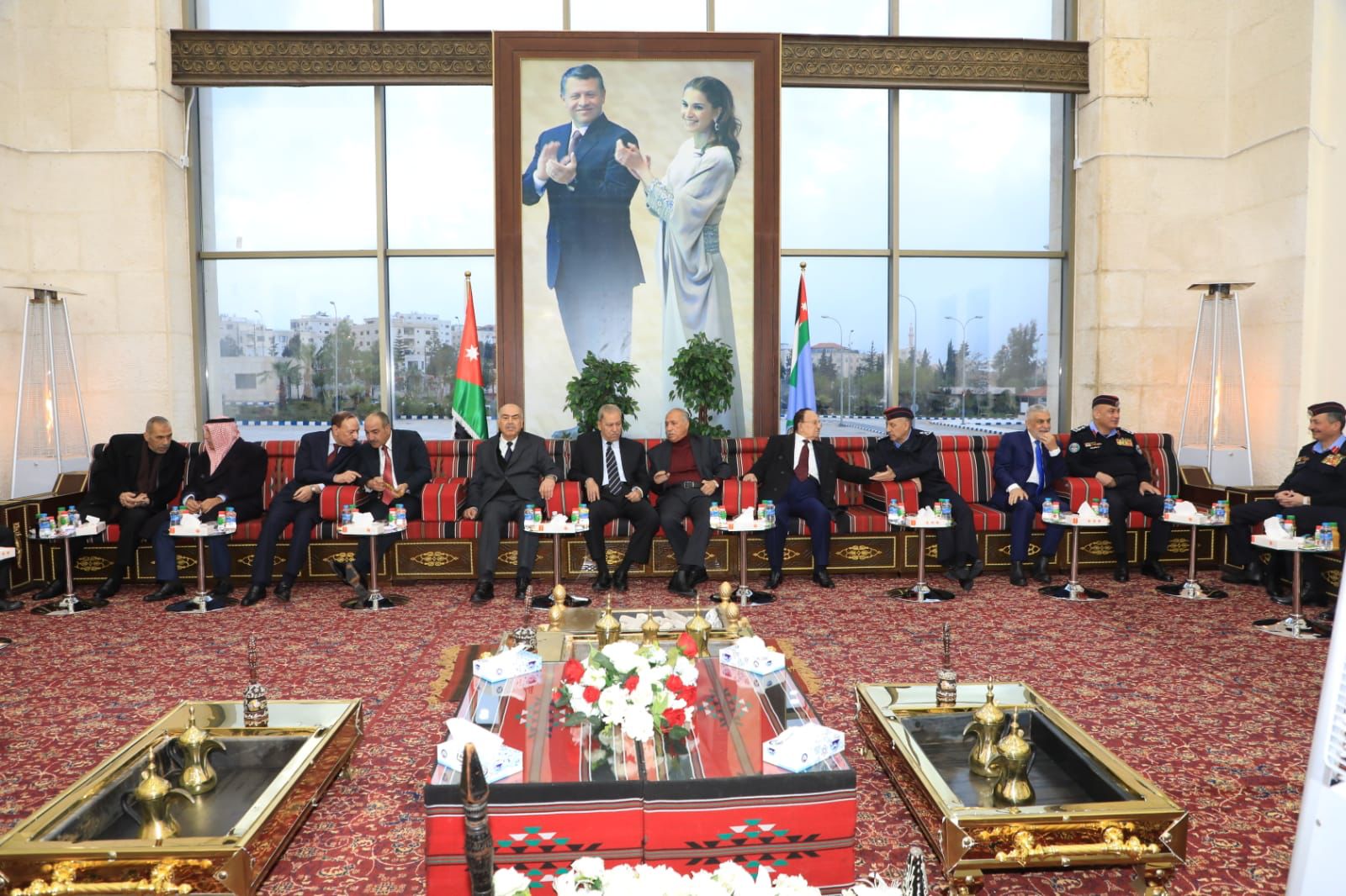 اللواء المعايطة ينقل تحيات جلالة الملك لرفاق السلاح