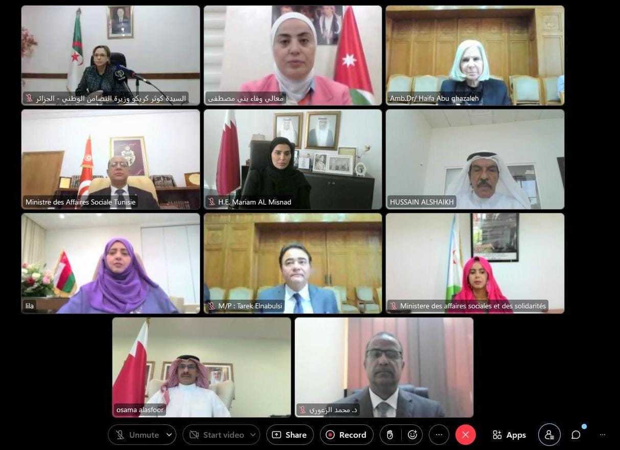 بني مصطفى تشارك في دورة طارئة لوزراء الشؤون الاجتماعية العرب بشأن السودان