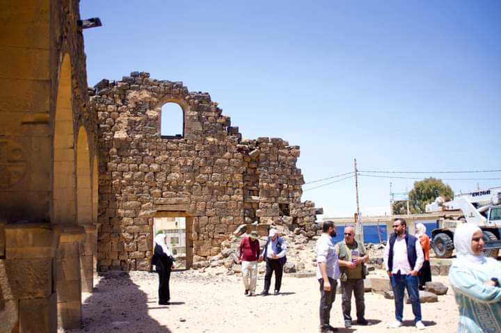 معماريون يحتفلون في أم الجمال باليوم العالمي للمواقع الأثرية