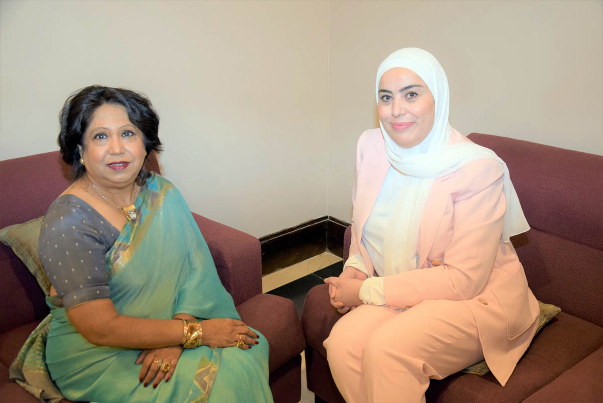 وزيرة التنمية الاجتماعية تلتقي الممثلة الخاصَّة للأمين العام للأمم المتحدة