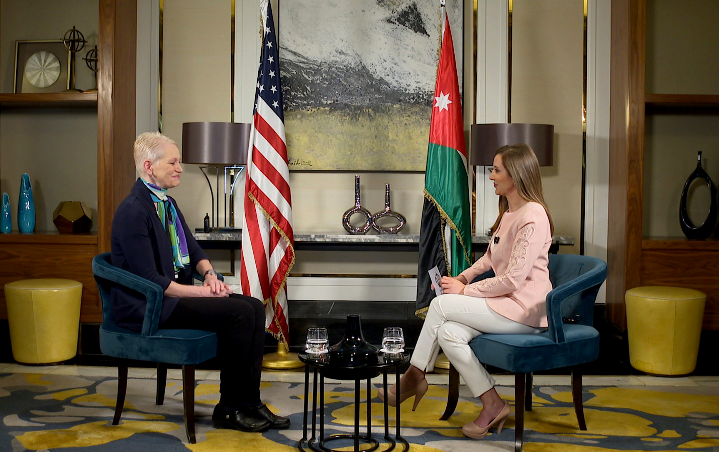 مساعدة وزير الدفاع الأميركي توكد أهمية التعاون الدفاعي مع الأردن