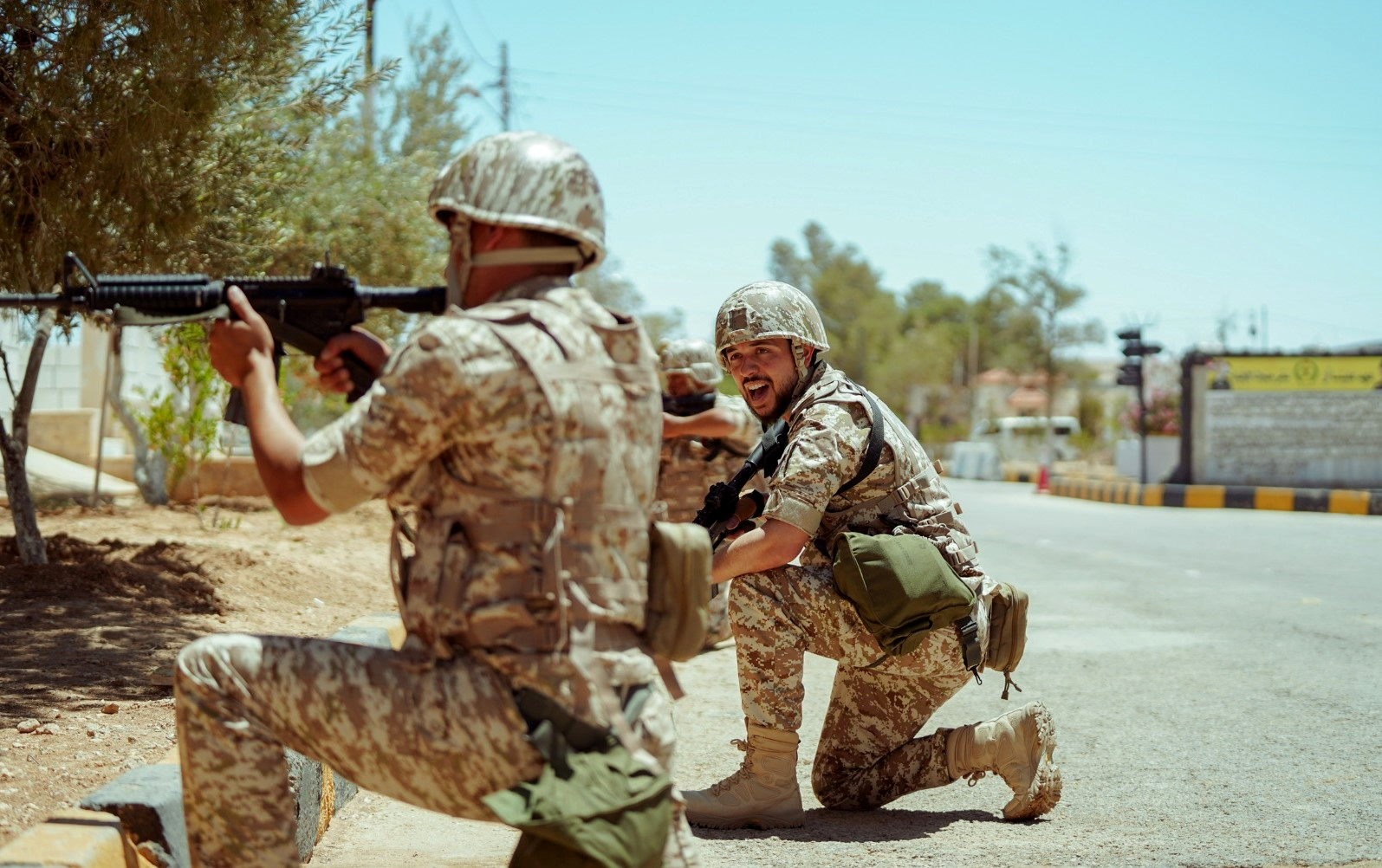 كتيبة المدرعات الثانية الملكية تنفذ تمريناً أمنياً لاختبار خطة الدفاع المحلي