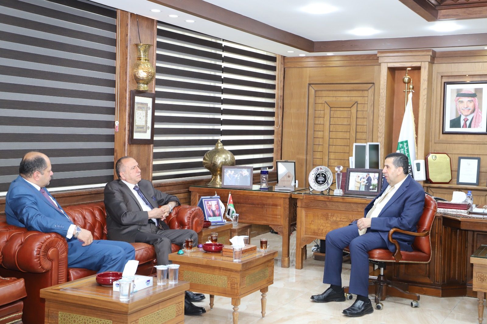 بحث مجالات التعاون بين البلقاء التطبيقية والجامعات البلغارية