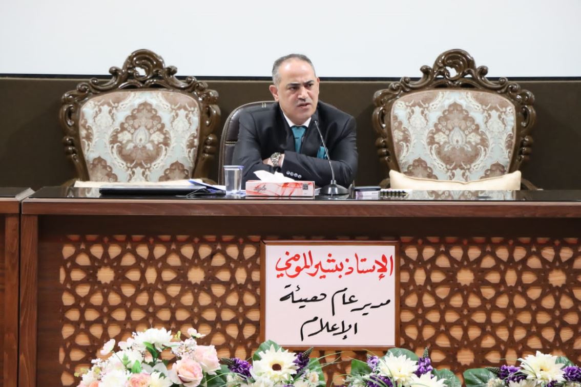 مدير عام هيئة الإعلام يحاضر في كلية القيادة والأركان